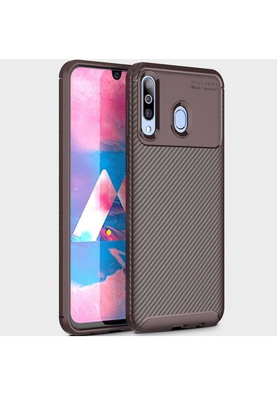 Galaxy M30 Kılıf Zore Negro Silikon Kapak Lacivert