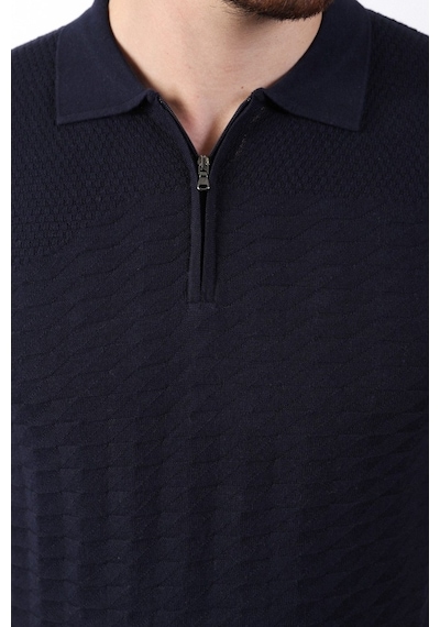 Ferraro Lacivert Polo Yaka Fermuarlı Erkek Pamuk Triko T-Shirt-Lacivert (417942093) Lacivert Ferraro Lacivert Polo Yaka Fermuarlı Erkek Pamuk Triko T-Shirt-Lacivert (417942093) Lacivert