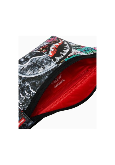 Sprayground Split Cybershark Savvy Crossbody, Lüks Ve Dayanıklı Omuz Çantası Çok Renkli