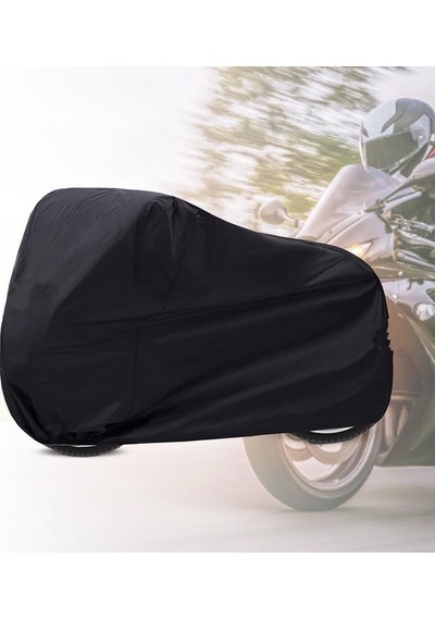 Su Geçirmez Premium Motosiklet Branda 400cc Altı Tüm Motorlara Uyumlu Alttan Lastikli Taşıma Ça