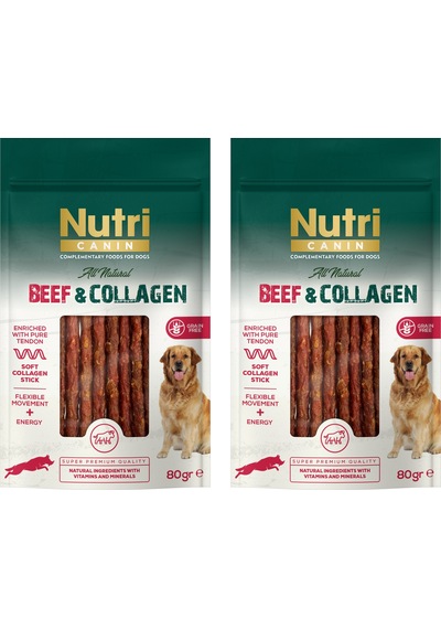 Nutri Canin Sığır Etli Ve Kolajenli Tahılsız Köpek Et Ödülü 80 G X 2 Adet