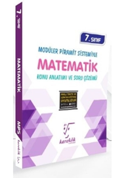 7. Sınıf Matematik Konu Anlatımlı Fasikül Kitap -  Karekök Eğitim Yayın