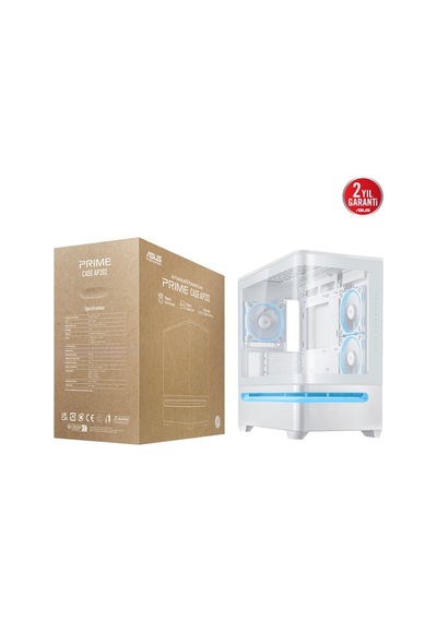 Asus Prıme Ap202 Tg Argb Whıte Kasa - Beyaz