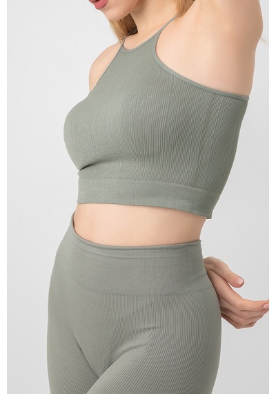 Doremi Seamless Örme Halter Yaka Büstiyer 001