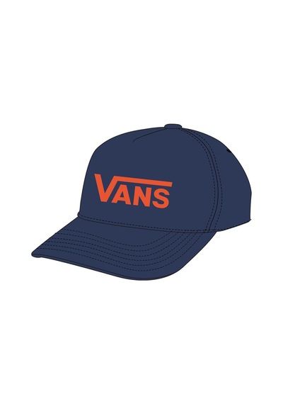 Vans Drop V Logo Snapback Unisex Şapka Vn000qahfob1 Lacivert