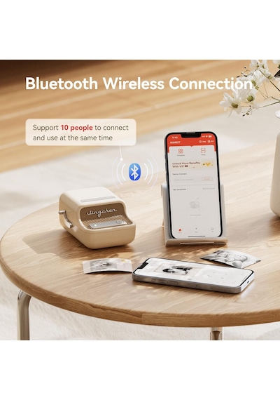 Etiketleme Makinesi B21 Pro, Hd 300dpı Etiket Yazıcısı, Büyük Kendinden Yapışkanlı Etiketler, Fotoğraflar, Ev,