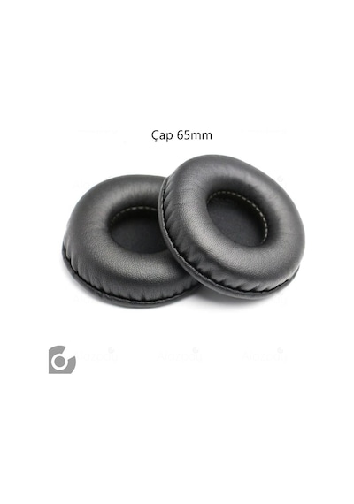 Universal Kulaklık Pedi Kulaklık Yumuşak Süngerli Kulaklık Yastığı Pedi 6.5cm