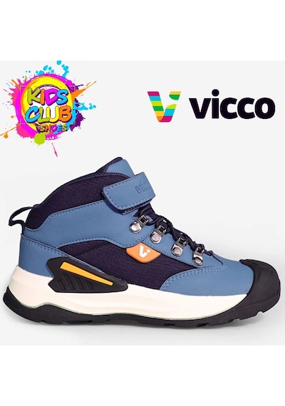 Vicco Stone Ortopedik Kauçuk Taban Ortopedik Çocuk Bot Lacivert