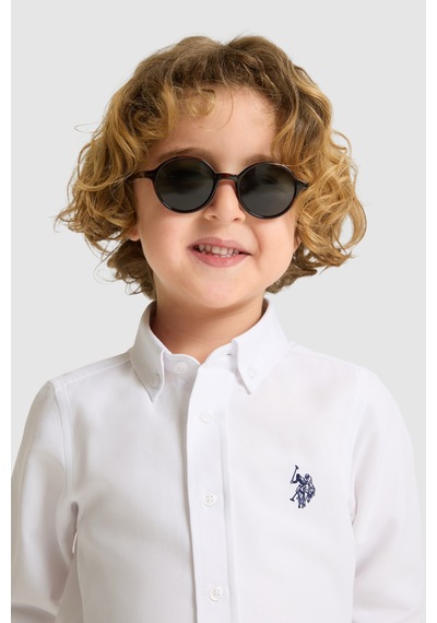 U.s. Polo Assn. Erkek Çocuk Beyaz Gömlek Basic 50324687-vr013