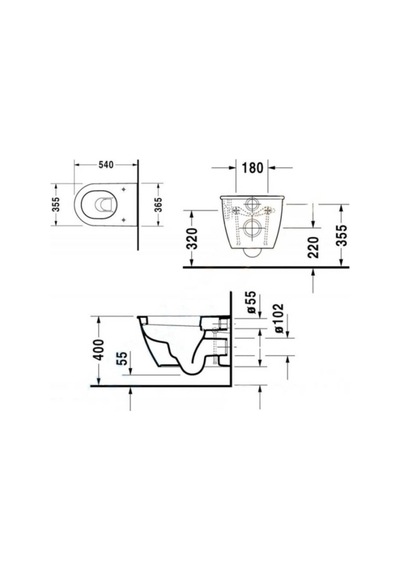Duravit - Darling New Asma Klozet Kapak Dahil - 25453900a1- Diğer