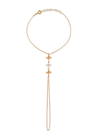 925 Ayar Gümüş Rose Monafleur Çiçek Şahmeran - 45103801 Rose Gold