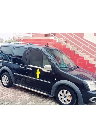 Woc Chrome Ford Connect Krom Cam Çıtası 2002-2014 2 Parça  Paslanm