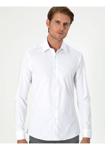 Pierre Cardin Erkek Beyaz Gömlek Desenli 50292264-vr013 Beyaz
