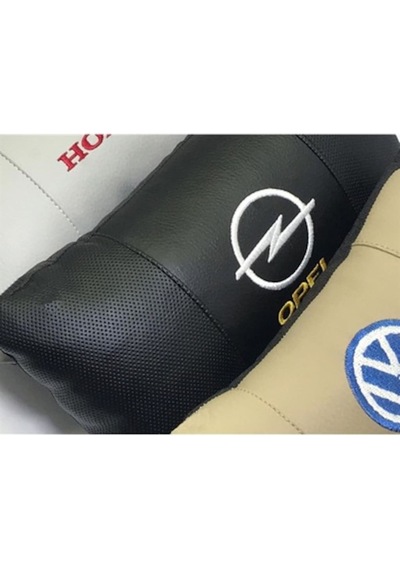 Peugeot Lüks Deri Oto Yastık Boyun Yastığı (392166216)