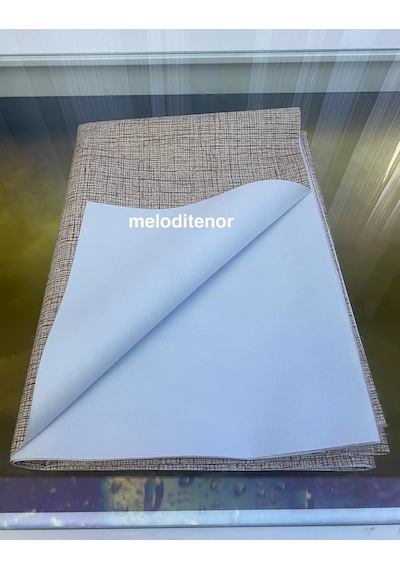 Tr Elyaf Astarlı Kırçıllı Kumaş Görünümlü Desen Kaymaz Pvc Muşamba Masa Örtüsü Kahverengi 100 X 140 Diğer Tr Elyaf Astarlı Kırçıllı Kumaş Görünümlü Desen Kaymaz Pvc Muşamba Masa Örtüsü Kahverengi 100 X 140 Diğer