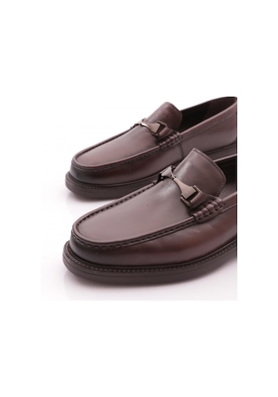 Dgn 2459-2 Erkek Loafer Ayakkabı Kahve Antik