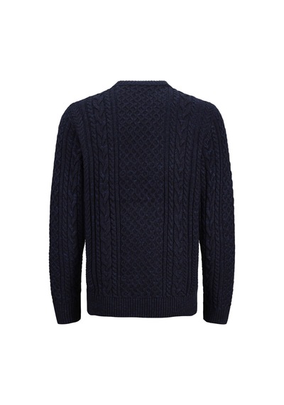 Jack & Jones Jprblucallum Cable Knıt Crew Neck Lacivert