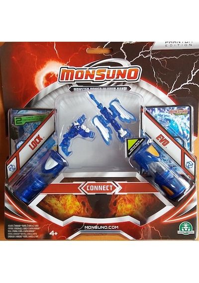 Monsuno 2 Karekterli Lock Vs Evo 2 Tüp ve Kartlar