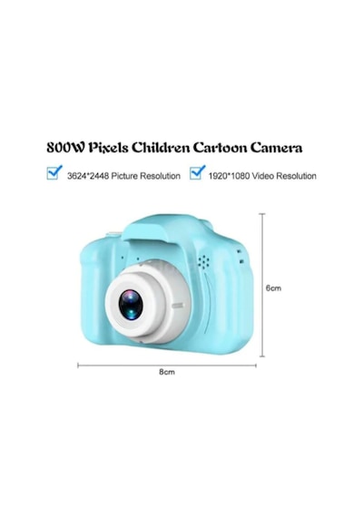Roni Mini 1080P HD Kamera Çocuklar İçin Fotoğraf Makinesi (İthalatçı Garantili)