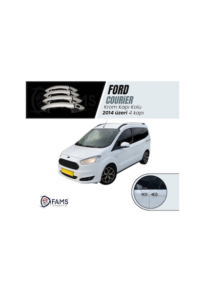 Ford Tourneo Courier Krom Kapı Kolu 4 Kapı 2014 Üzeri P. Çelik