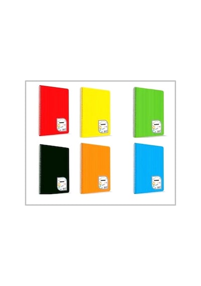 Çınar Colormaxi 72 Yaprak Defter A5 Çizgili Spiralli Pp - 2 Adet Çok Renkli