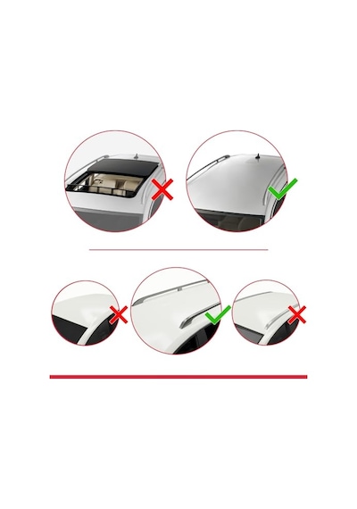 Accessorypart Dacia Duster 2014-2018 Arası İle Uyumlu Fly Model Ara Atkı Tavan Barı Gri