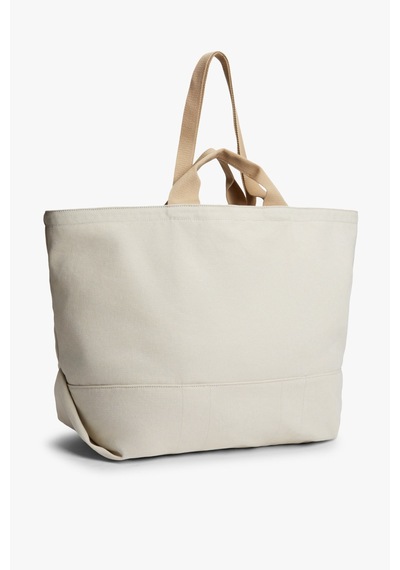 Tommy Hilfiger Tjw Wave Flag Orta Boy Kadın Bej Tote Çanta-15717