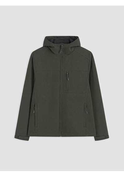 Lcwaıkıkı Classic Haki Regular Fit Kapüşonlu Erkek Ceket