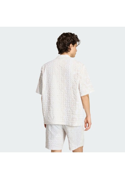 Adidas Kx1226 Resort Shırt Erkek Gömlek Bej