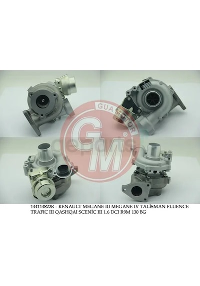 Turbosarj Mercedes Vıto Om622 W447 . Renault Trafıc 3 2015 Megane 4 2015 Fluence 2013 Talisman 2015 K Adjar 2015 X - Trail 3 2016 Qashqai 2 2013 R9m 1.6 Dci Turbosarj Mercedes Vıto Om622 W447 . Renault Trafıc 3 2015 Megane 4 2015 Fluence 2013 Talisman 2015 K Adjar 2015 X - Trail 3 2016 Qashqai 2 2013 R9m 1.6 Dci