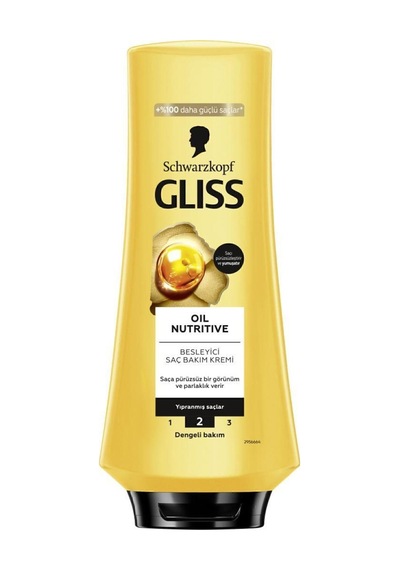 Oil Nutritive Omega 9 Ve Marula Yağı İçeren Besleyici Saç Bakım Kremi 360 Ml Yıpranmış Saçlar