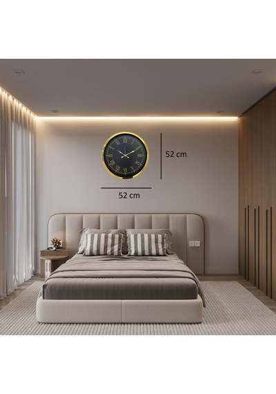 Gold Roma Legacy 52 X 52 Cm Duvar Saati