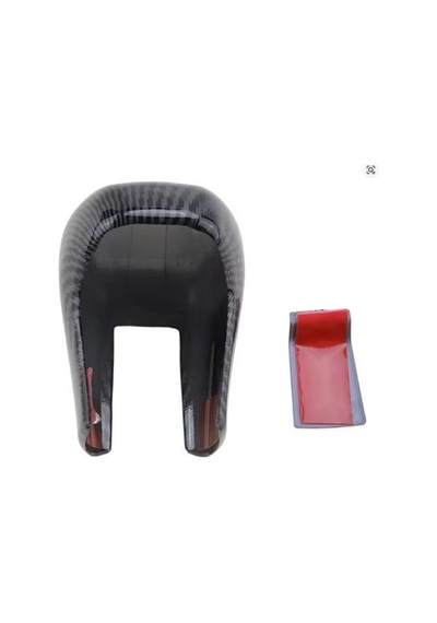 Honda Civic Fc5 Fk7 İçin Uyumlu Karbon Desenli Vites Topuzu 2'li Set Siyah