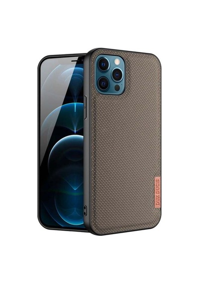 Dux Ducis Fino Serisi Apple Uyumlu iPhone 12 Pro Max Kilif Premium Dokuma Sil 260575640 - Renk / Yesil