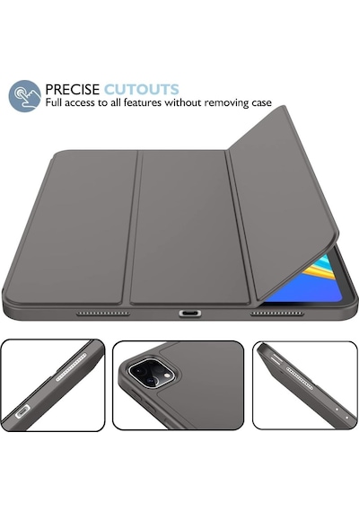 Apple Uyumlu iPad, Pro 11 1. Nesil 2018 Kılıf Kalem Bölmeli Smart Case A1