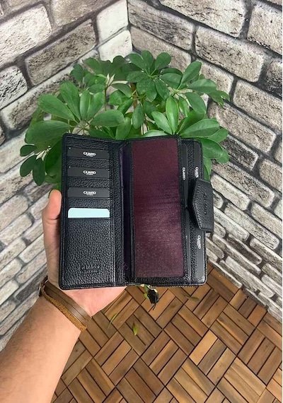 Guard Siyah Fermuarlı Ve Deri Patlı El Portföyü - Grd2403xw22208 Siyah