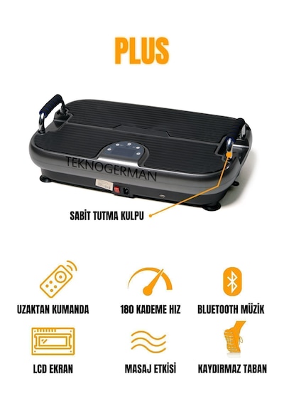 TeknoGerman Plus Model Yüksek Titreşimli  ve Spor Cihazı
