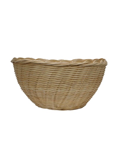 E38 El İşçiliği Hasır İp Sepet Örgü 24 24 Cm - 6175 Karışık