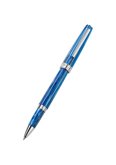 Montegrappa Armonia Greatness Starts Small Adriatic Sea Roller Ka Mavi