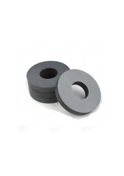 Mıknatıs 4 Adet 55 x 25 x 8 mm Ferrit Kömür Halka Mıknatıs Magnet