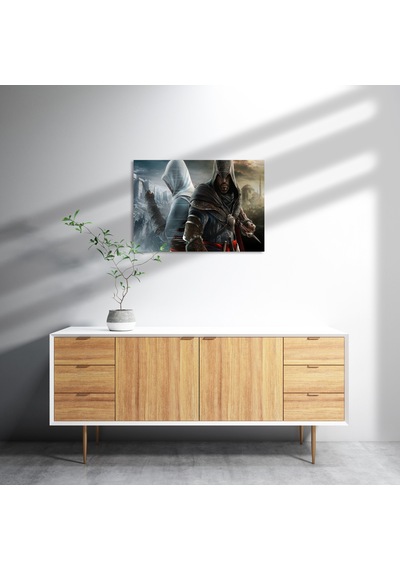 Cakasepetim Assassins Creed Revelations Suikastçiler İstanbul'da Ahşap Mdf Tablo