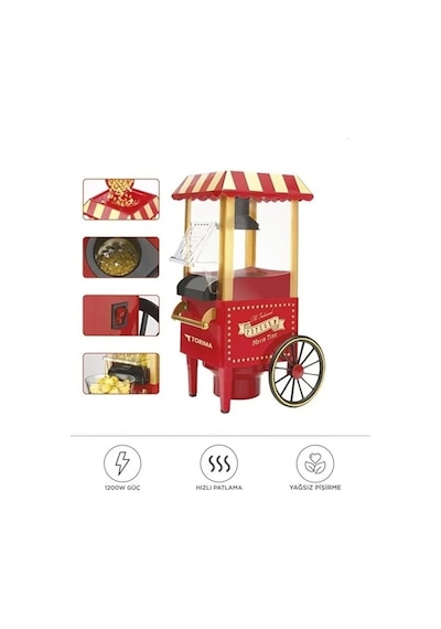 Vothoon VTN-002 Yağsız Mısır Patlatma Makinesi