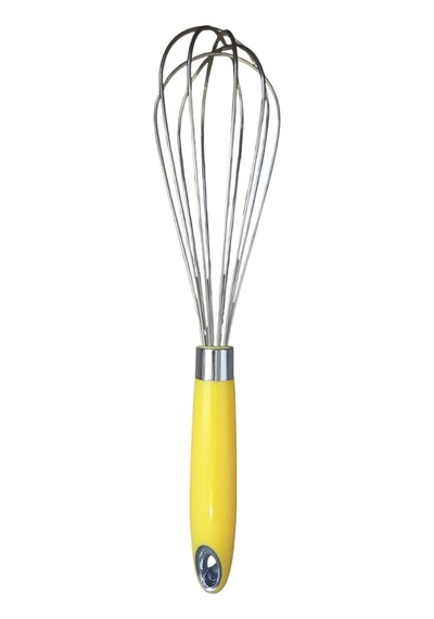 Kalın Telli, Kalın Saplı Çırpıcı 31 Cm Sarı Metal Diğer