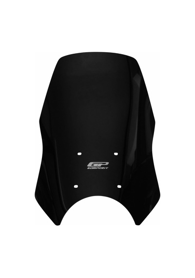 GP Kompozit Royal Enfield Himalayan 2024 Uyumlu Ön Cam Siyah 49 cm