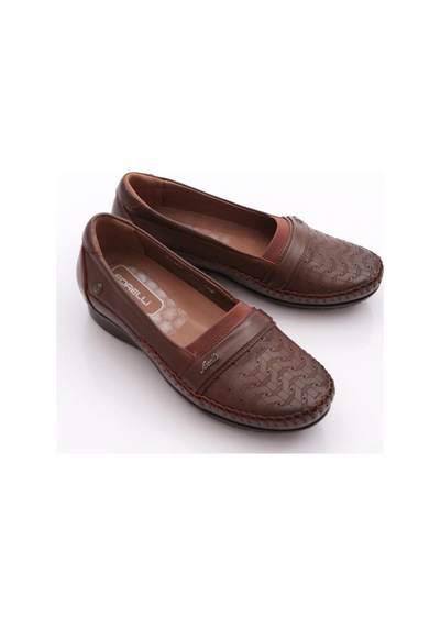 Forelli Mıraye-h 51307 Kadın Deri Comfort Ayakkabı Taba