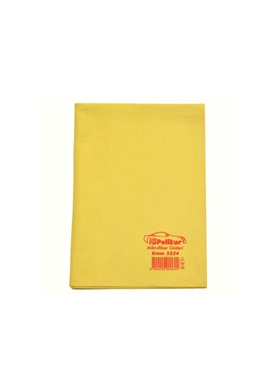 Polikur 3224 Mikrofiber Güderi Krem Oto Kurulama Bezi 50X70 Cm. 1 Adet