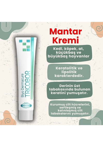 Tricobor Kedi ve Köpek Kremi Deri Kremi 80 G