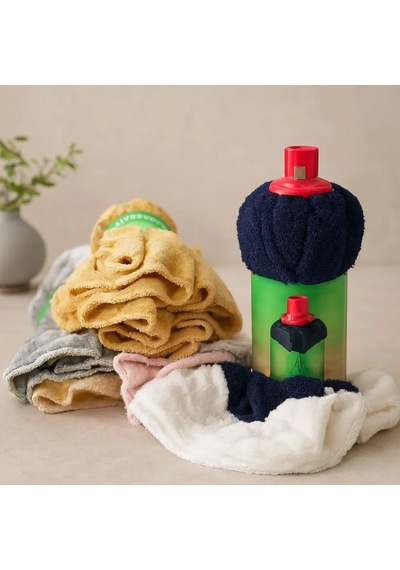 Jenerik Küçük Boy Mikrofiber Kelebek Mop Çok Renkli