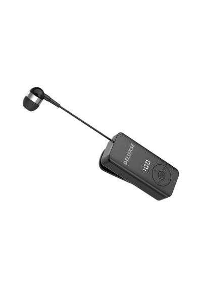 Bt-14 Çekmeli Bluetooth Kulaklık Led Ekranlı Titreşimli Yakanıza Takıp Çekmeli Olarak Kullanabilirsiniz Siyah Mikfonlu Eller Serbest Arama 18 Saat Müzik 160 Saat Bekleme V5,4