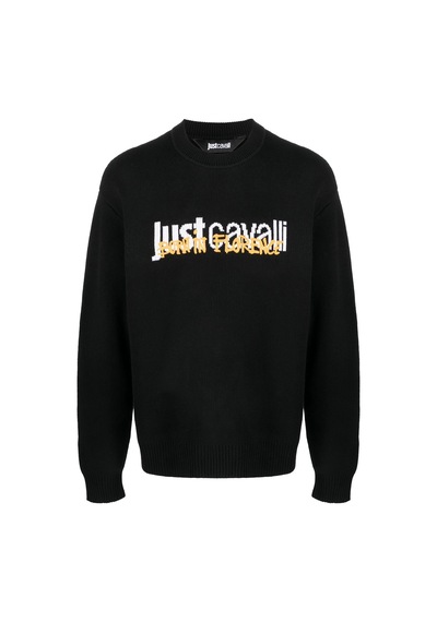 Just Cavalli Bisiklet Yaka Sweat Siyah